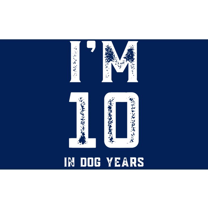 I'M 10 IN DOG YEARS 70TH BIRTHDAY VINTAGE Bumper Sticker