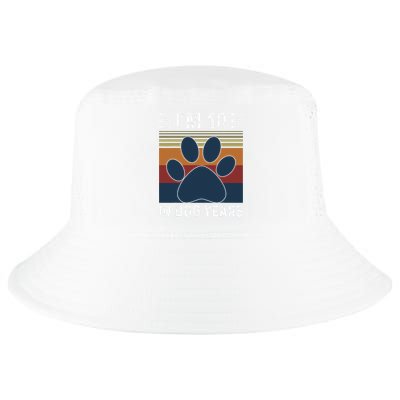 I'm 10 In Dog Years 70th Birthday Vintage Funny 70 Year Old Cool Comfort Performance Bucket Hat