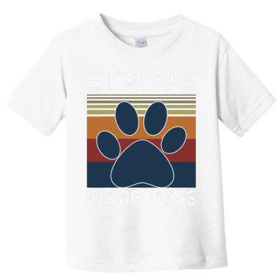 I'm 10 In Dog Years 70th Birthday Vintage Funny 70 Year Old Toddler T-Shirt