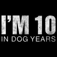 I'm 10 In Dog Years Funny 70th Birthday Gift shirt Cooling Performance Crew T-Shirt