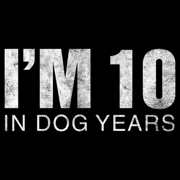 I'm 10 In Dog Years Funny 70th Birthday Gift shirt Cooling Performance Crew T-Shirt
