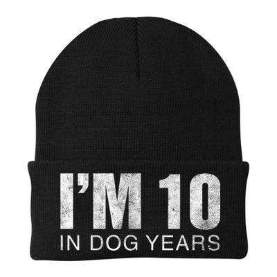I'm 10 In Dog Years Funny 70th Birthday Gift shirt Beanie