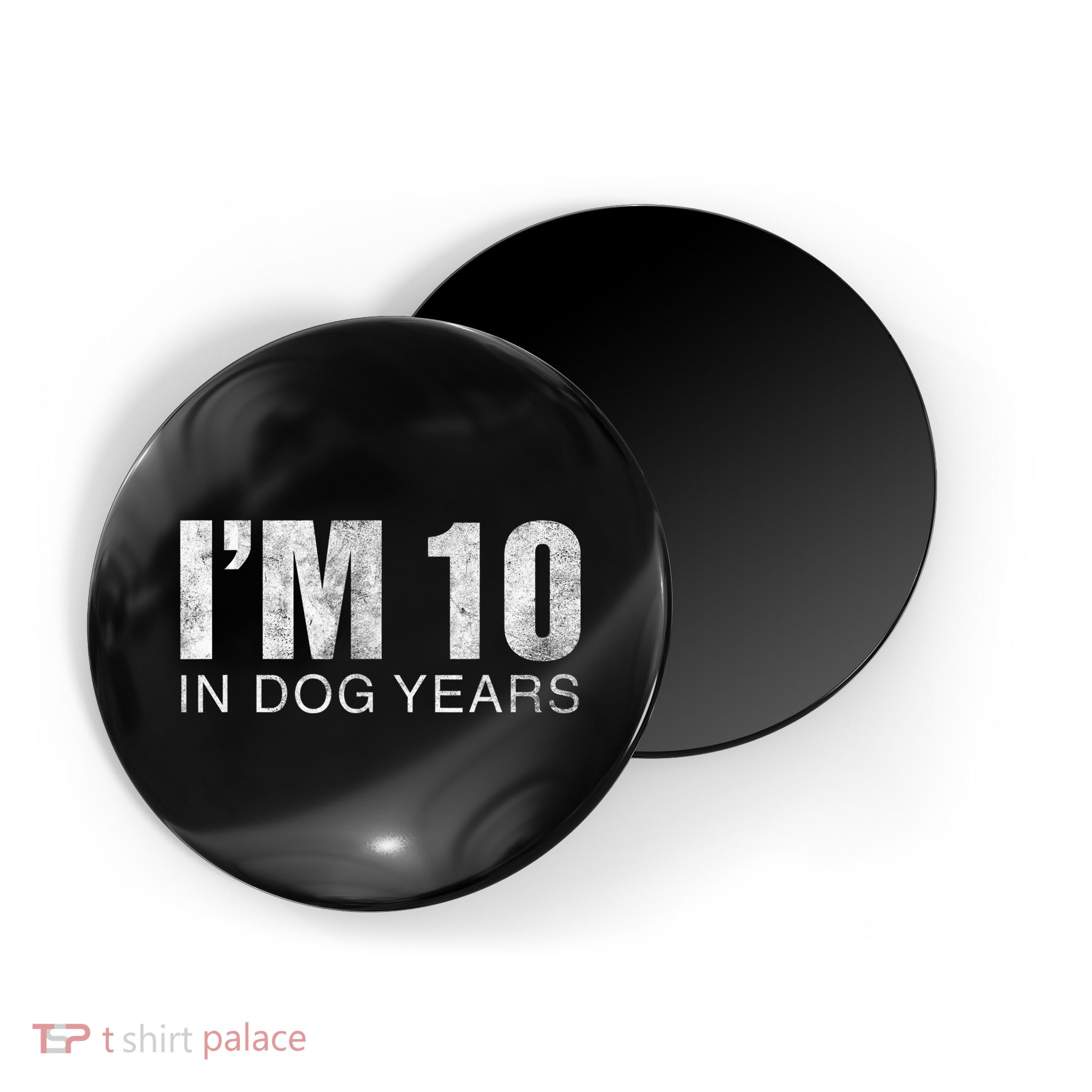 I'm 10 In Dog Years Funny 70th Birthday Gift shirt Magnet