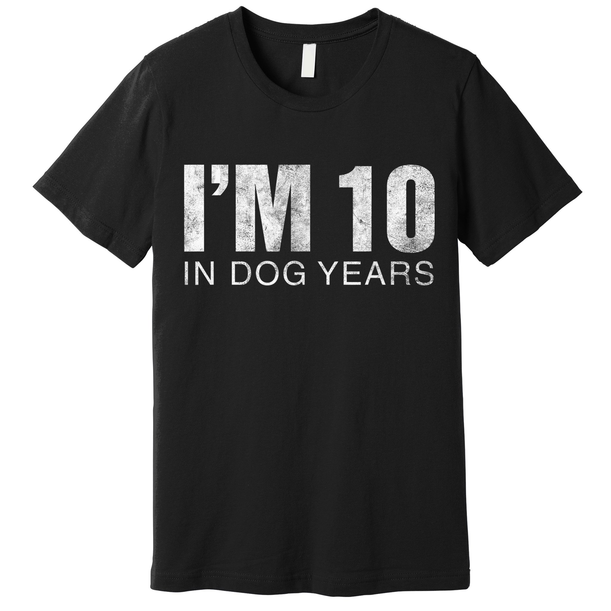I'm 10 In Dog Years Funny 70th Birthday Gift shirt Premium T-Shirt