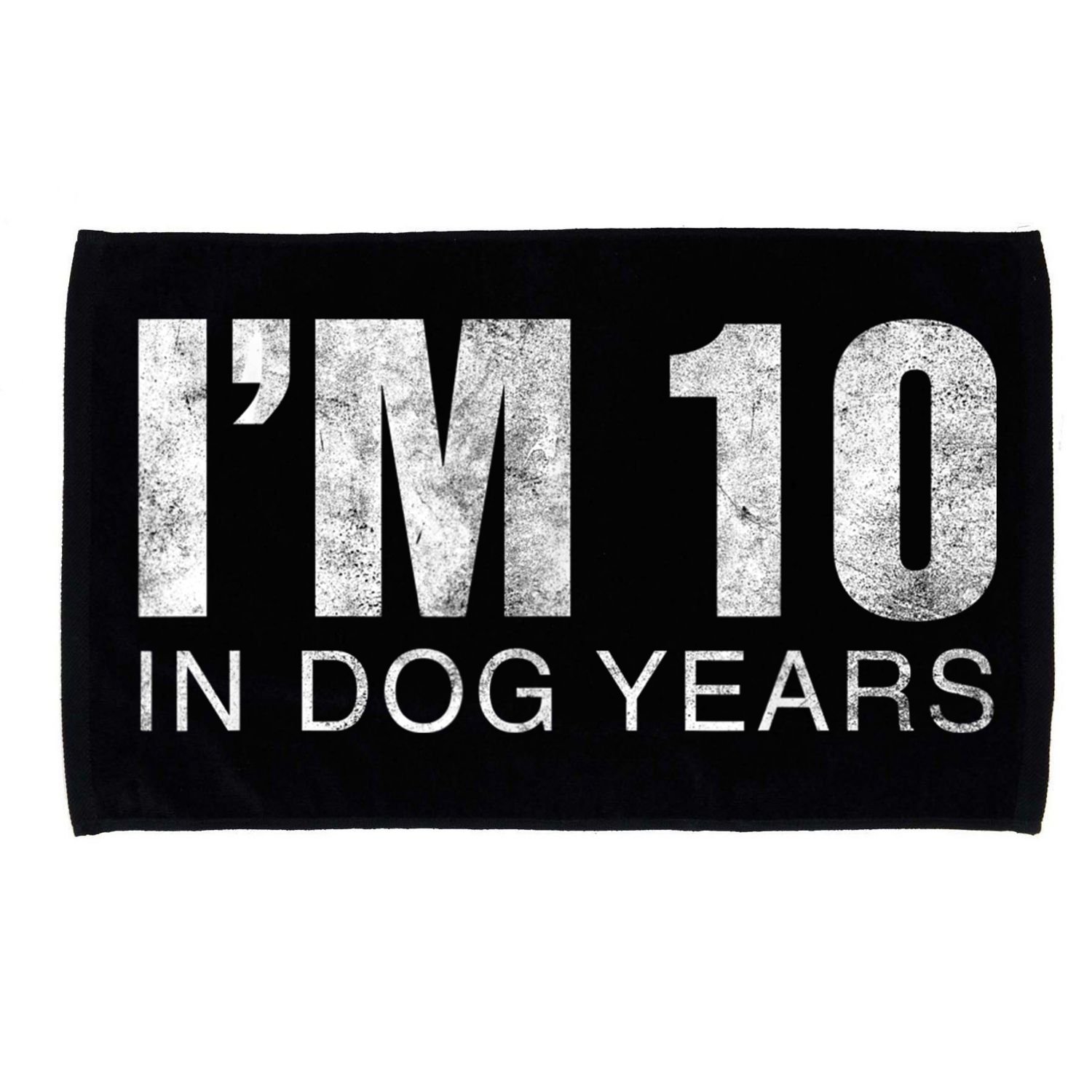 I'm 10 In Dog Years Funny 70th Birthday Gift shirt Microfiber Hand Towel