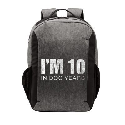 I'm 10 In Dog Years Funny 70th Birthday Gift shirt Vector Backpack