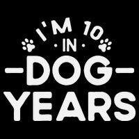 Im 10 In Dog Years Funny 70th Birthday 70 Years Old 16 in Basic Backpack