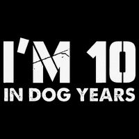Im 10 In Dog Years Hilarious 70th Bday Womens T-Shirt