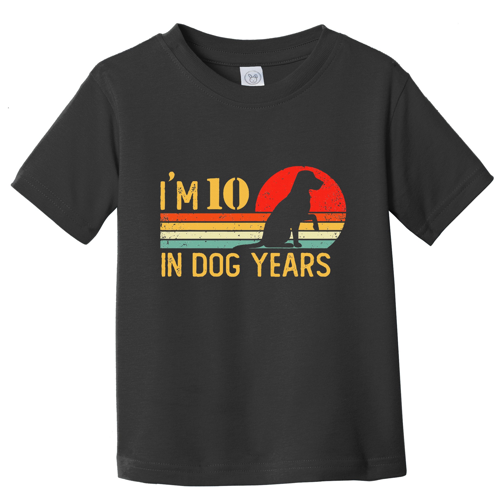 IM 10 In Dog Years 70th Birthday Vintage Funny 70 Year Old Toddler T-Shirt