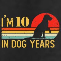 I'm 10 In Dog Years 70th Birthday Vintage Funny 70 Year Old Beanie