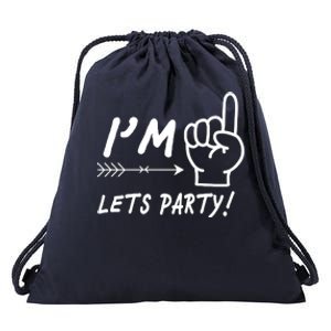 I'm 1 Lets Party! Drawstring Bag