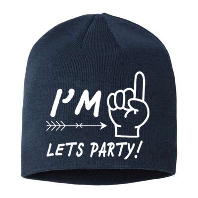 I'm 1 Lets Party! Sustainable Beanie