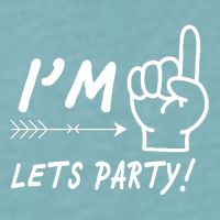 I'm 1 Lets Party! Sueded Cloud Jersey T-Shirt