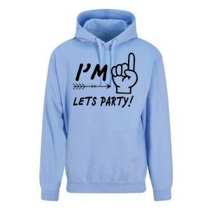 I'm 1 Lets Party! Unisex Surf Hoodie