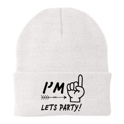 I'm 1 Lets Party! Knit Cap Winter Beanie