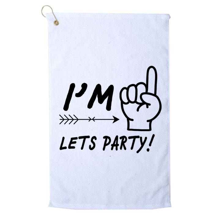I'm 1 Lets Party! Golf Towel