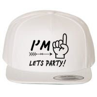 I'm 1 Lets Party! Wool Snapback Cap