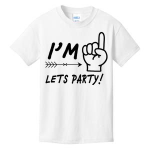 I'm 1 Lets Party! Kids T-Shirt