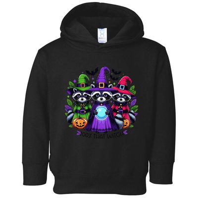 IM 100 Percent That Witch Halloween Opossum Raccoon Toddler Hoodie