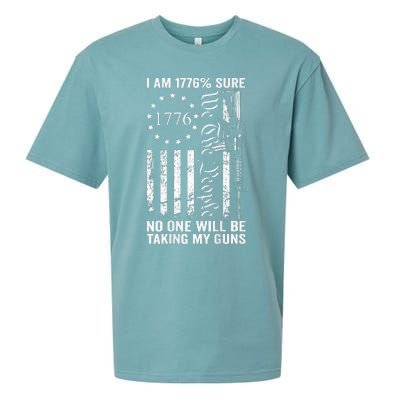 I'm 1776 Sure No One Is Taking My Guns  Pro Gun  Sueded Cloud Jersey T-Shirt