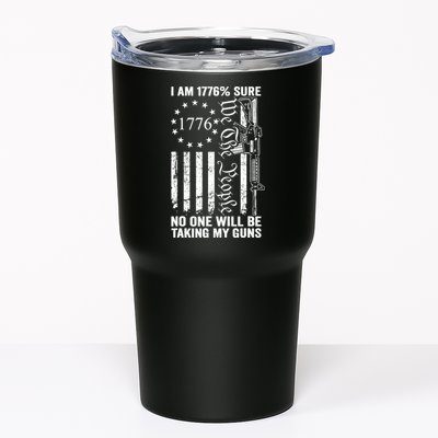IM 1776 Sure No One Is Taking My Guns Pro Gun Usa Flag Tumbler