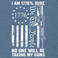 IM 1776 Sure No One Is Taking My Guns Pro Gun Usa Flag Garment-Dyed Sweatshirt
