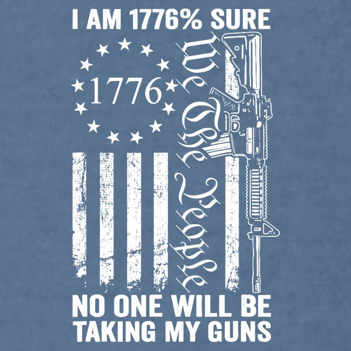 IM 1776 Sure No One Is Taking My Guns Pro Gun Usa Flag Garment-Dyed Sweatshirt