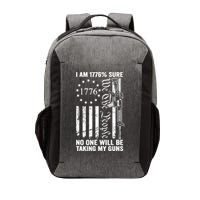 IM 1776 Sure No One Is Taking My Guns Pro Gun Usa Flag Vector Backpack