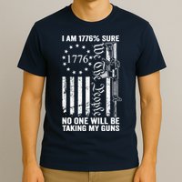 IM 1776 Sure No One Is Taking My Guns Pro Gun Usa Flag T-Shirt