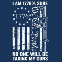 IM 1776 Sure No One Is Taking My Guns Pro Gun Usa Flag 16 in Basic Backpack