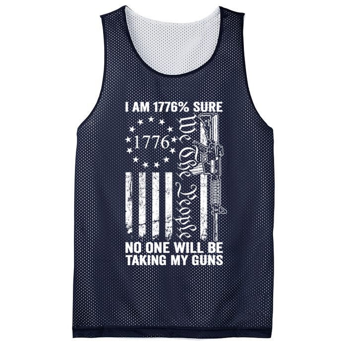 IM 1776 Sure No One Is Taking My Guns Pro Gun Usa Flag Mesh Reversible Basketball Jersey Tank