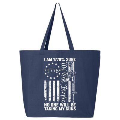 IM 1776 Sure No One Is Taking My Guns Pro Gun Usa Flag 25L Jumbo Tote