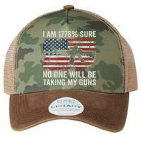 I'm 1776 Sure No One Is Taking My Guns AR15 USA Flag BACK Legacy Tie Dye Trucker Hat