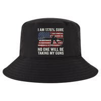 I'm 1776 Sure No One Is Taking My Guns AR15 USA Flag BACK Cool Comfort Performance Bucket Hat