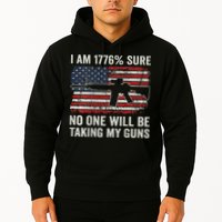 I'm 1776 Sure No One Is Taking My Guns AR15 USA Flag BACK Hoodie