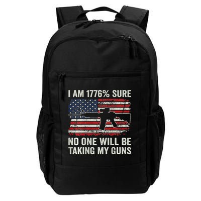 I'm 1776 Sure No One Is Taking My Guns AR15 USA Flag BACK Backpack