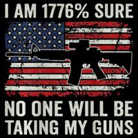 I'm 1776 Sure No One Is Taking My Guns AR15 USA Flag BACK Sustainable Bucket Hat