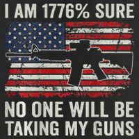 I'm 1776 Sure No One Is Taking My Guns AR15 USA Flag BACK Beanie
