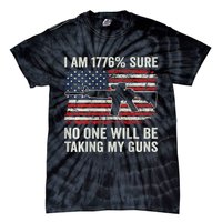 I'm 1776 Sure No One Is Taking My Guns AR15 USA Flag BACK Tie-Dye T-Shirt