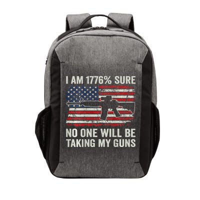 I'm 1776 Sure No One Is Taking My Guns AR15 USA Flag BACK Vector Backpack