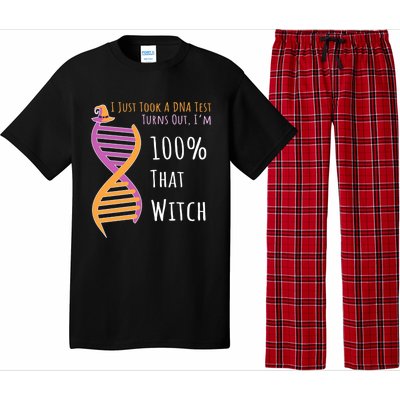 Im 100 % That Witch Dna Biology Science Cute Gift Pajama Set