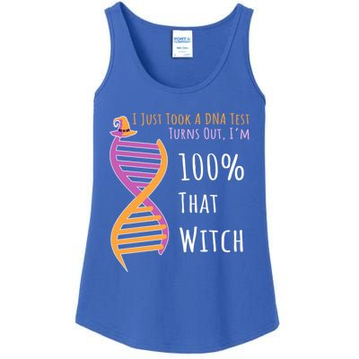 Im 100 % That Witch Dna Biology Science Cute Gift Ladies Essential Tank