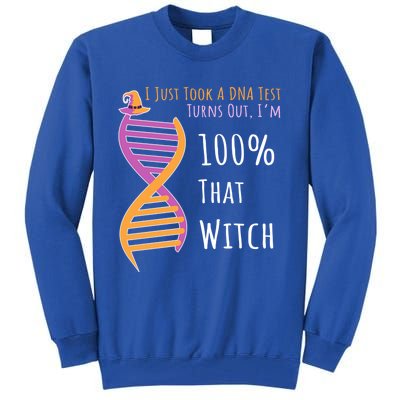 Im 100 % That Witch Dna Biology Science Cute Gift Tall Sweatshirt