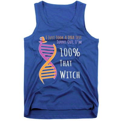 Im 100 % That Witch Dna Biology Science Cute Gift Tank Top