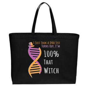 Im 100 % That Witch Dna Biology Science Cute Gift Cotton Canvas Jumbo Tote