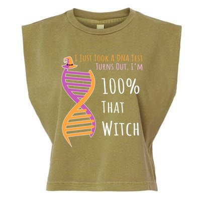 Im 100 % That Witch Dna Biology Science Cute Gift Garment-Dyed Women's Muscle Tee