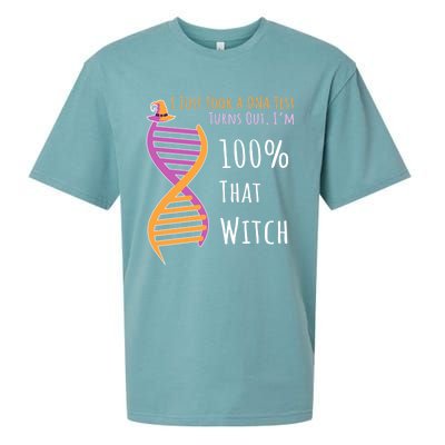 Im 100 % That Witch Dna Biology Science Cute Gift Sueded Cloud Jersey T-Shirt