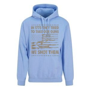 In 1775 They Tried To Take Our Guns We Shot Them Gift Unisex Surf Hoodie