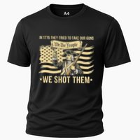 In 1775 They Tried To Take Our Guns We Shot Them Cooling Performance Crew T-Shirt