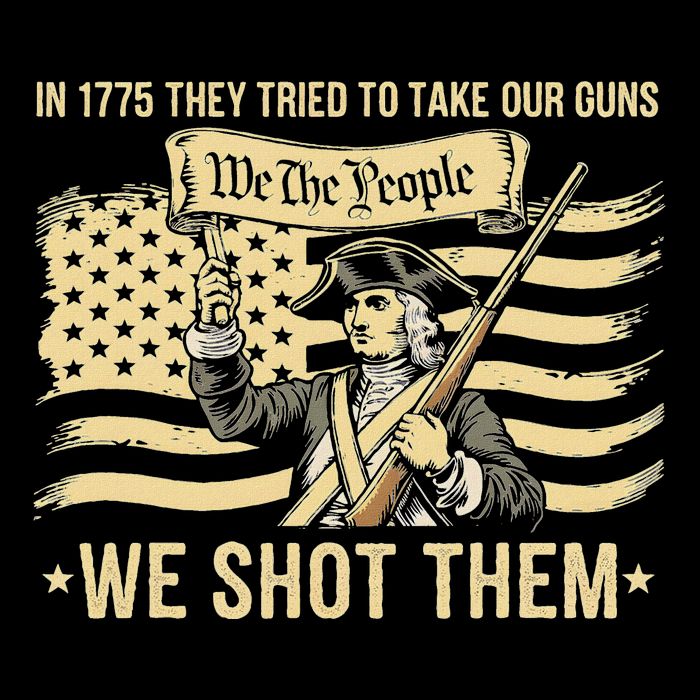 In 1775 They Tried To Take Our Guns We Shot Them Cooling Performance Crew T-Shirt
